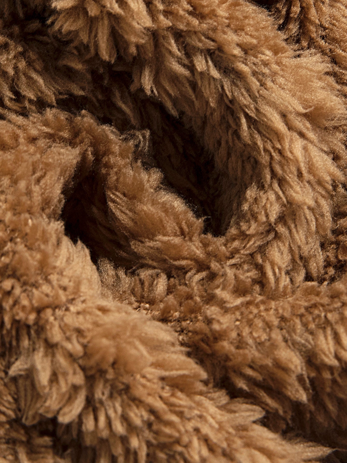 Geometric Jacquard Teddy Jacket