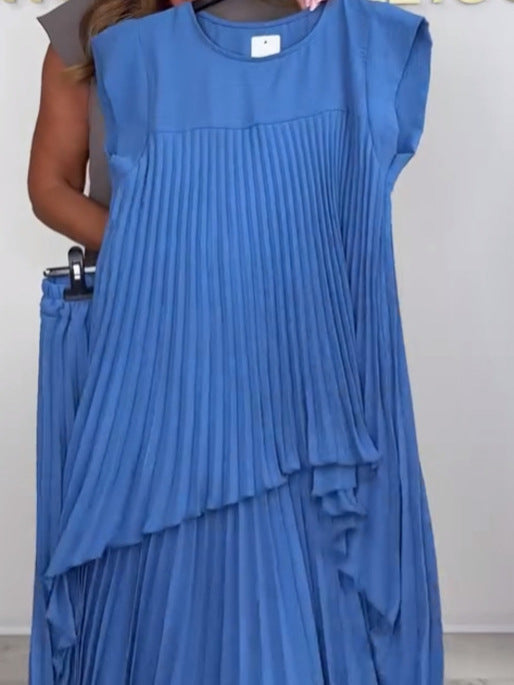 Sherry⢠Pleated Midi Top & Wide-Leg Pants Set