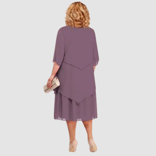 Elene⢠Comfortable Elegant Chiffon Midi Dress
