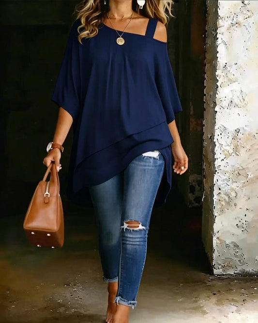 Amiyah⢠Asymmetric Blouse