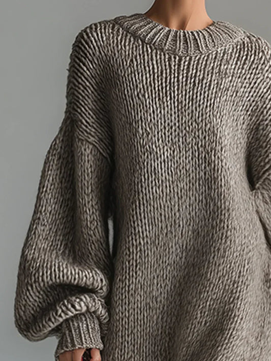 Zelia⢠Elegant Casual Knitted Maxi Dress