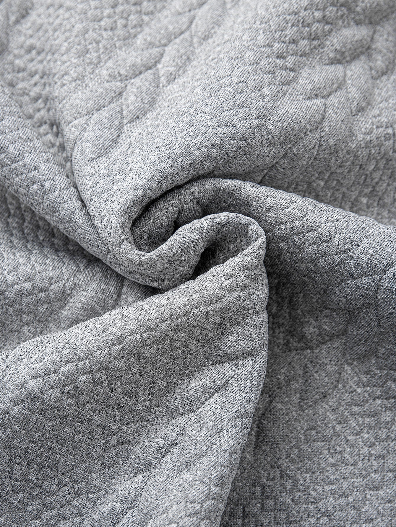 Relax Fit 2-in-1 Twist Jacquard Sweatshirt