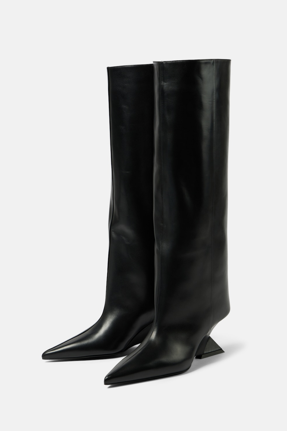 Ruby Heterotypic Knee-high Boots - Black