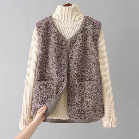 Gae⢠Soft Sleeveless Cardigan