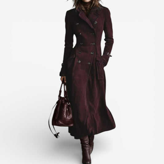 Israela⢠Elegant Suede Coat