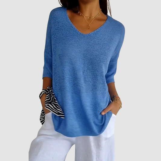 Camille⢠Knit V-Neck Top
