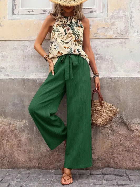 Antonette⢠Elegant Sleeveless Two-Piece Set