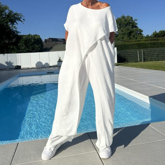 Gabbie⢠Elegant Off-Shoulder Two-Piece Set