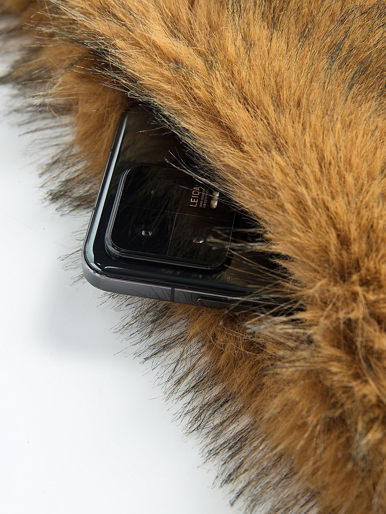 Faux Fur Shawl Collar Overcoat