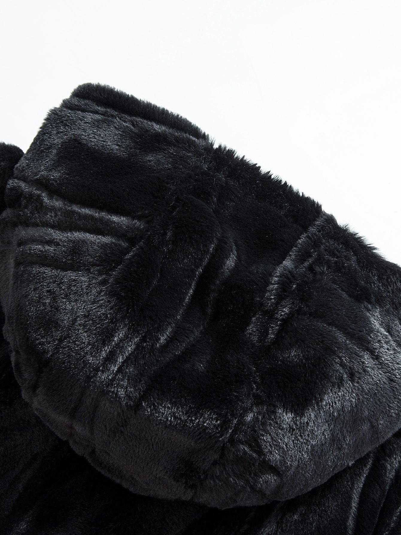 Faux Fur Zip-Up Hooded Vest