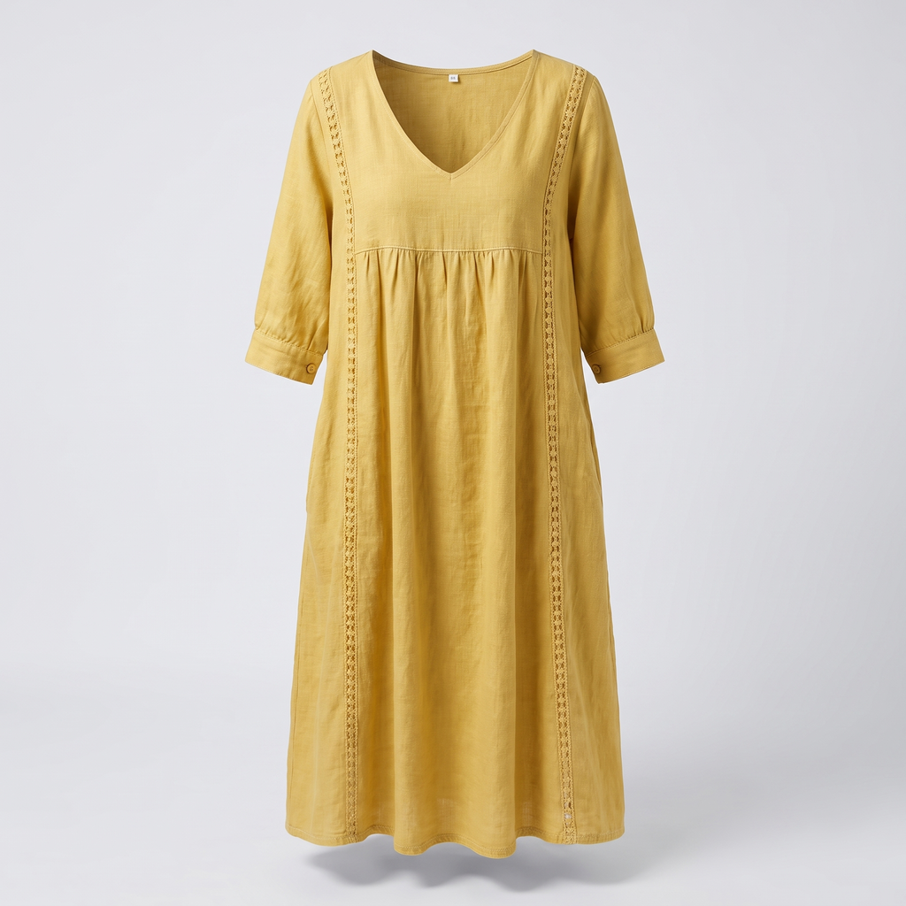 DAISY LACE TRIM DRESS