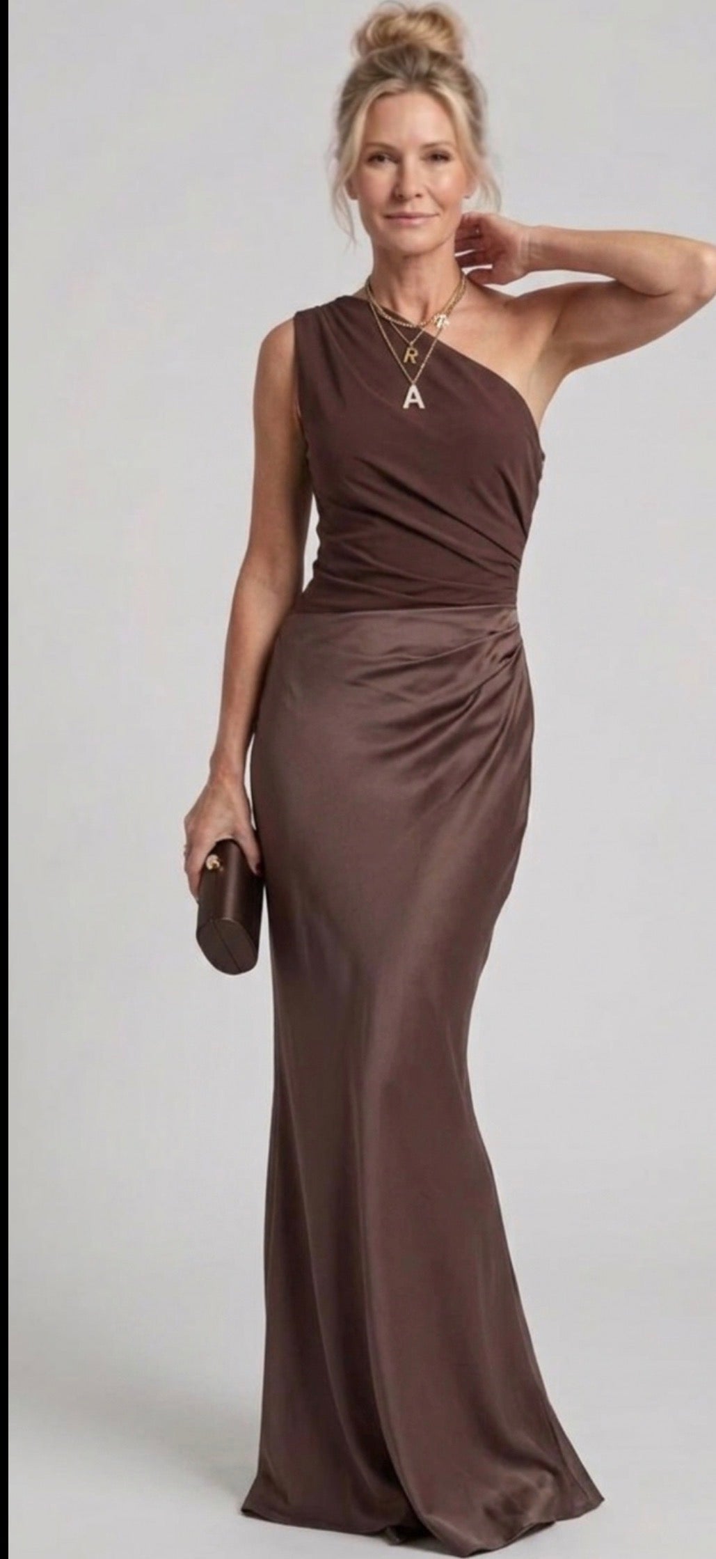 Melena™  | Maxi Dress with a Guilt in Satin
