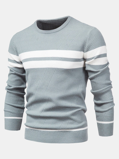 Stripe Crew Neck Sweater