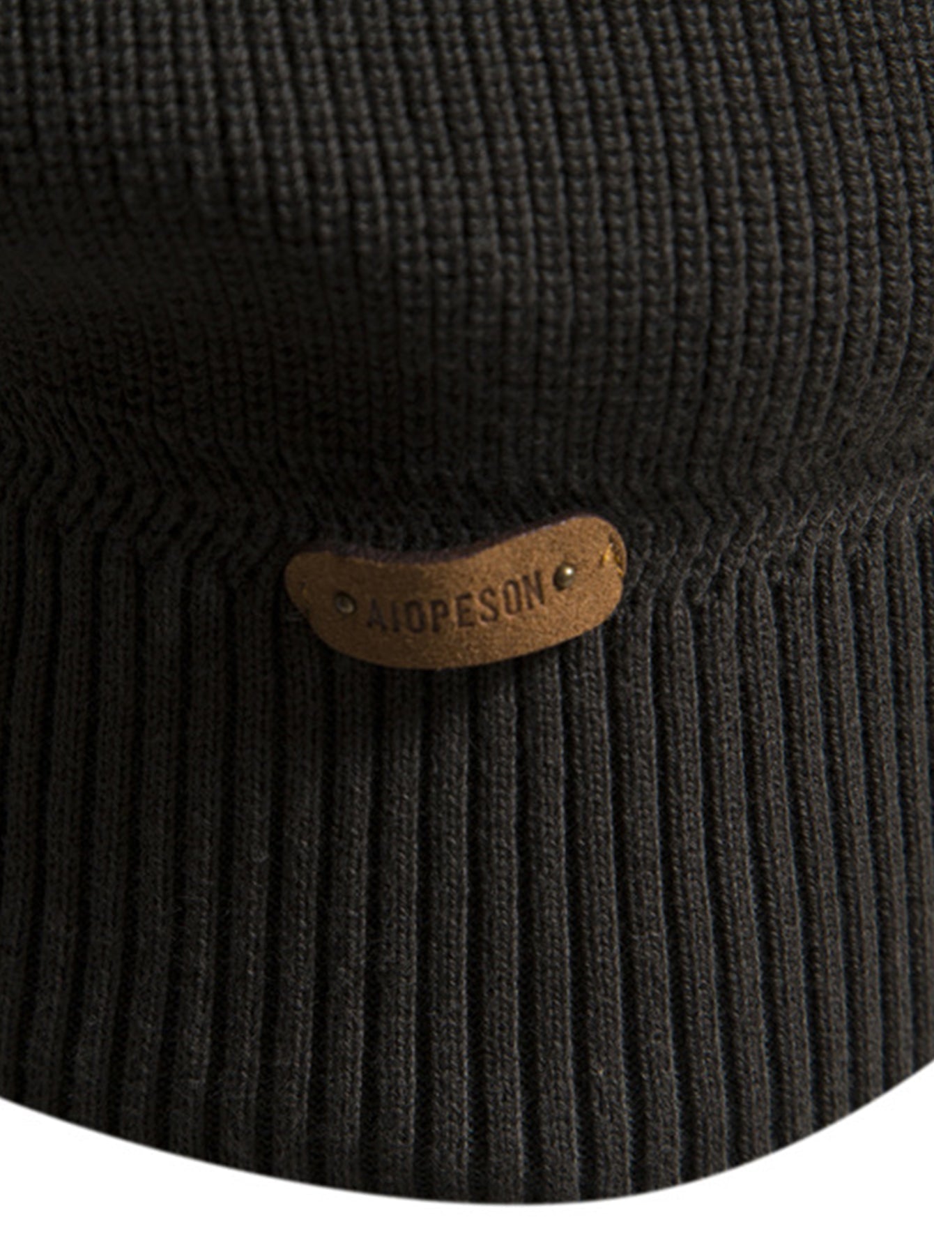 Color Block Zipper Stand Collar Sweater