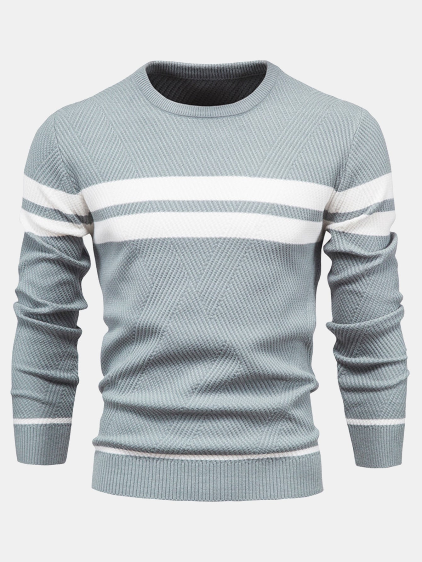 Stripe Crew Neck Sweater