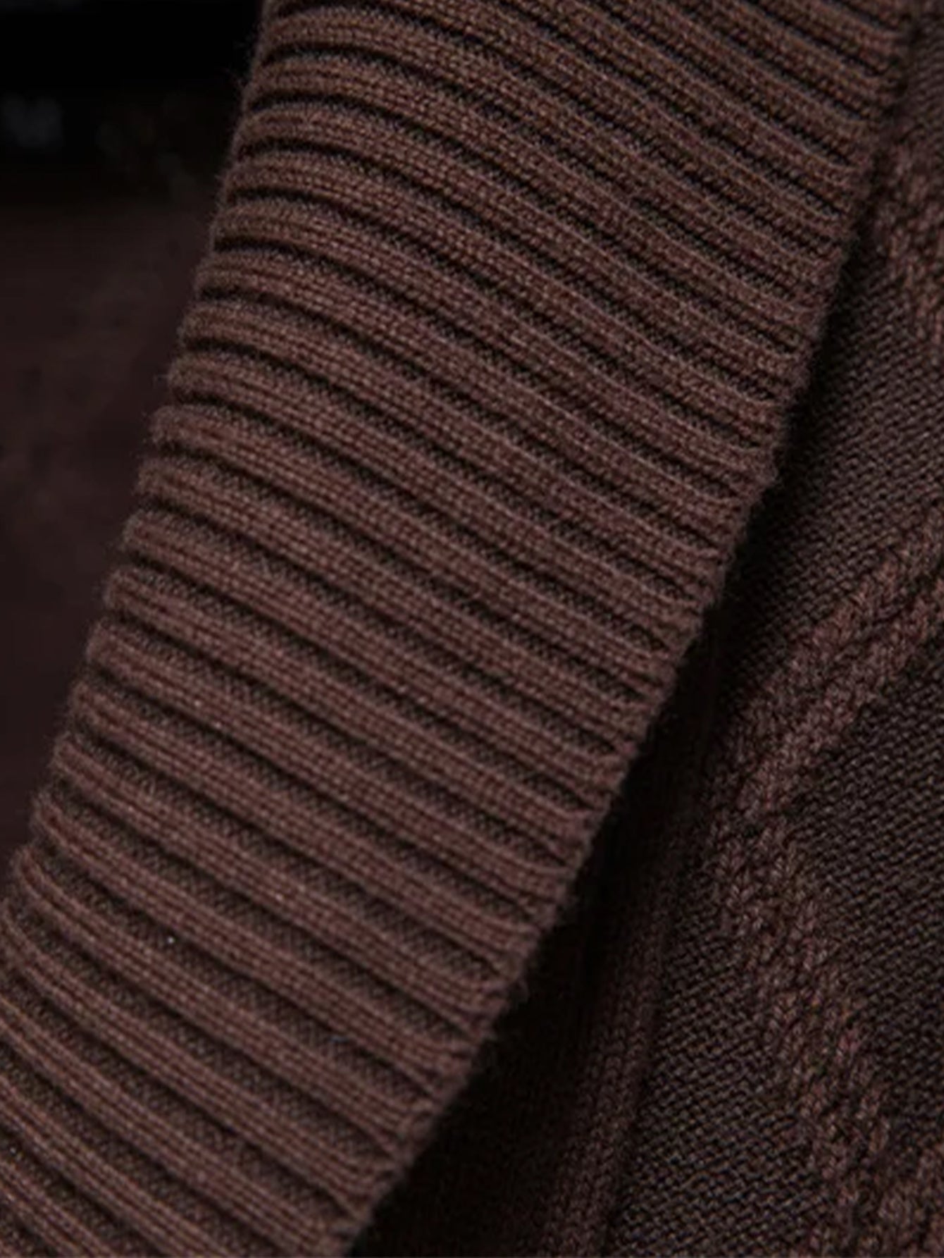 Geometric Jacquard Shawl Collar Cardigan Sweater