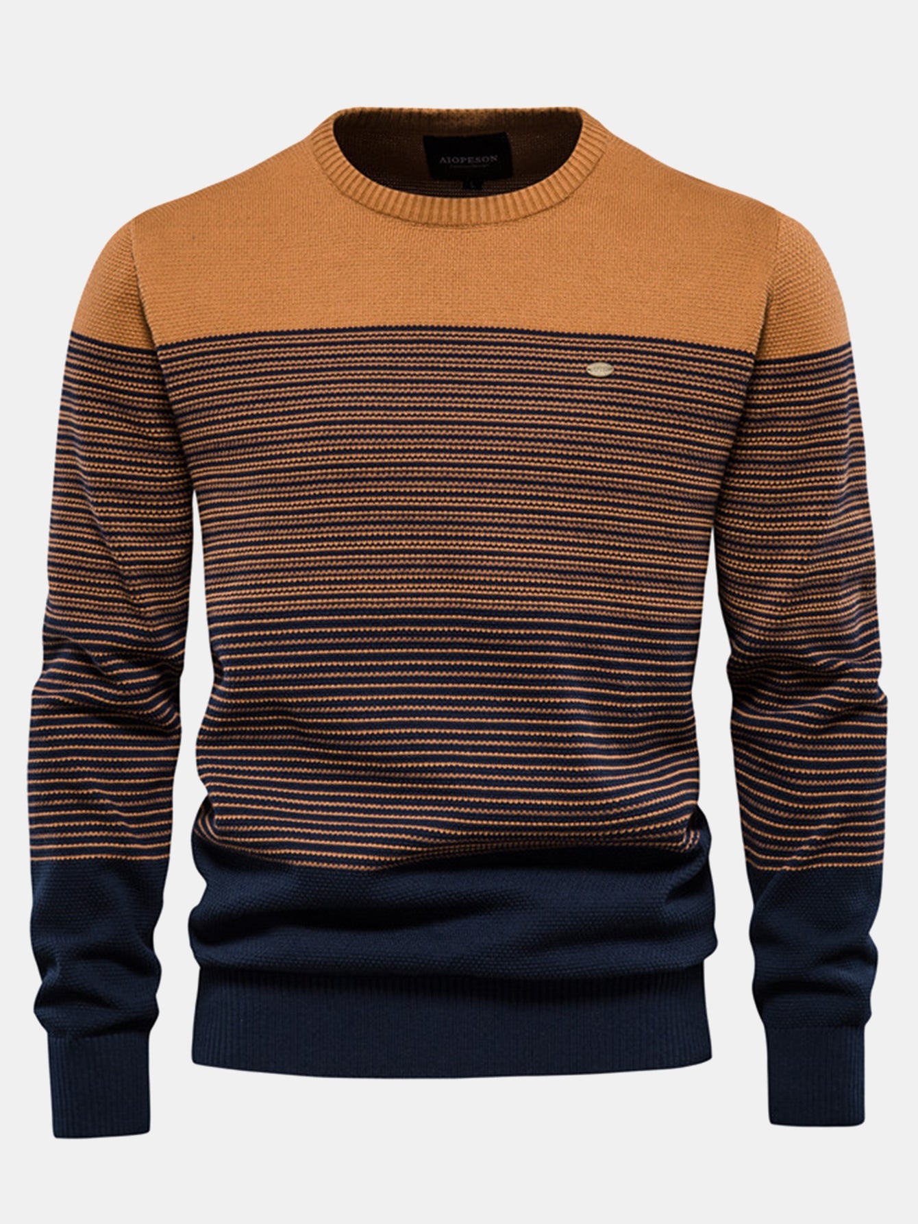 Contrast Striped Sweater