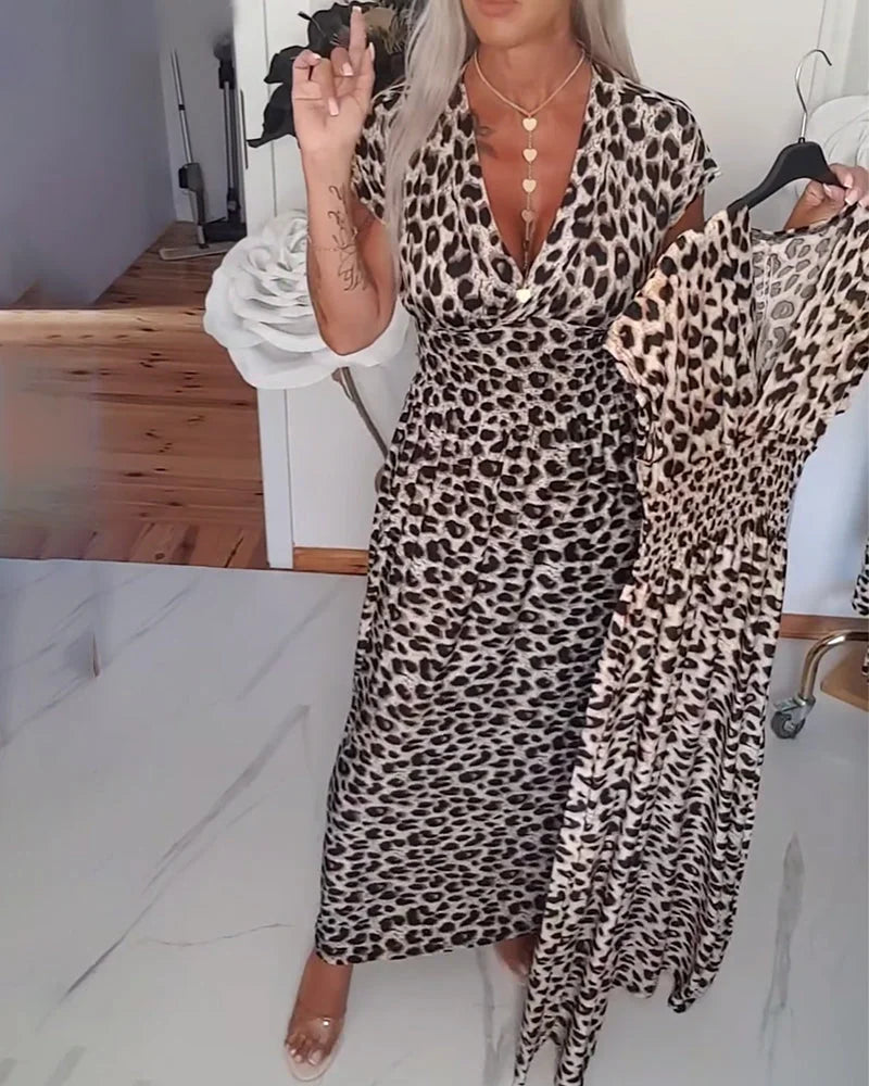 Ember™ Elegant Leopard Dress