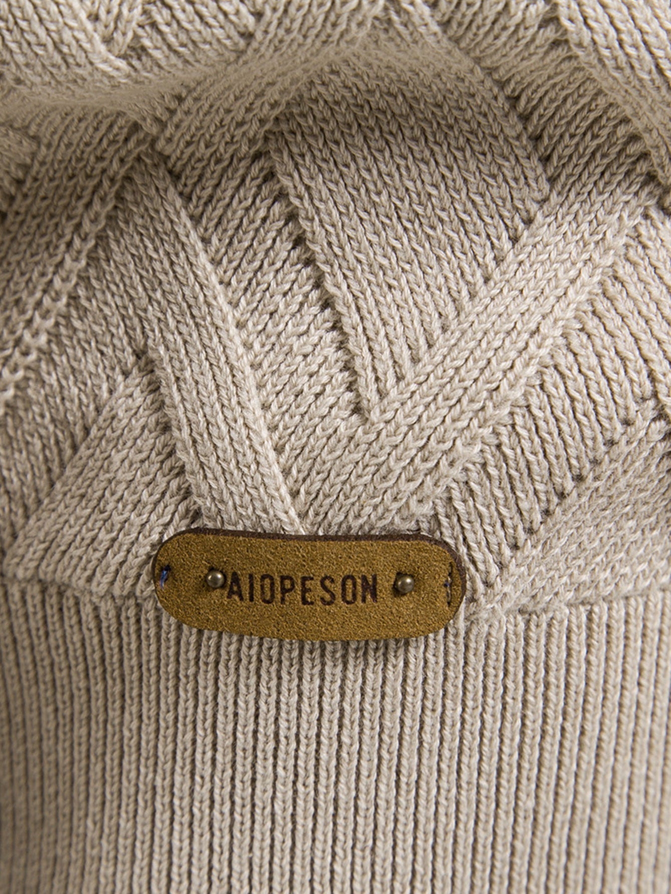 Geometry Jacquard Crewneck Sweater