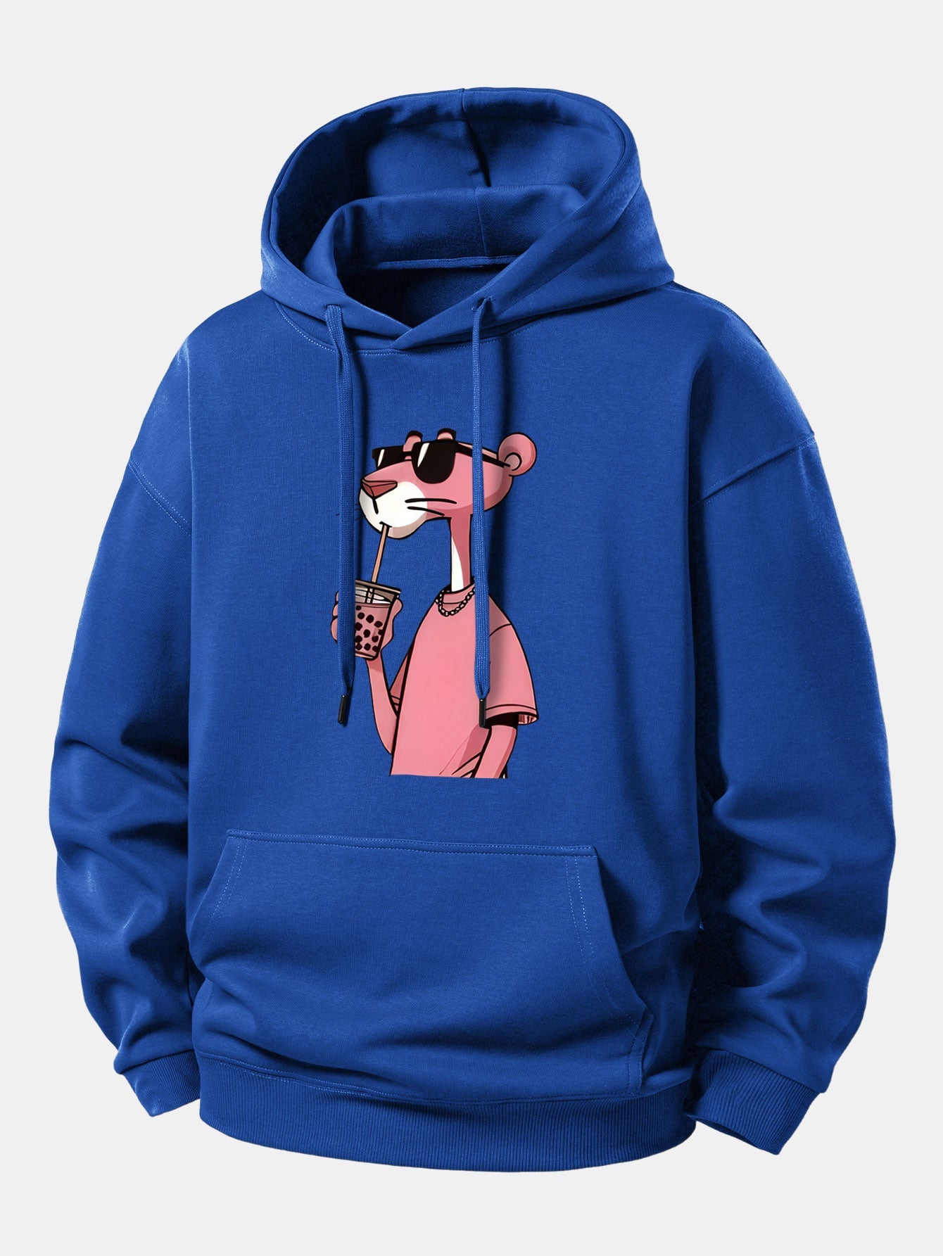 Pink Panther Print Relax Fit Hoodie