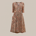LIORA LUXE V-NECK DRESS