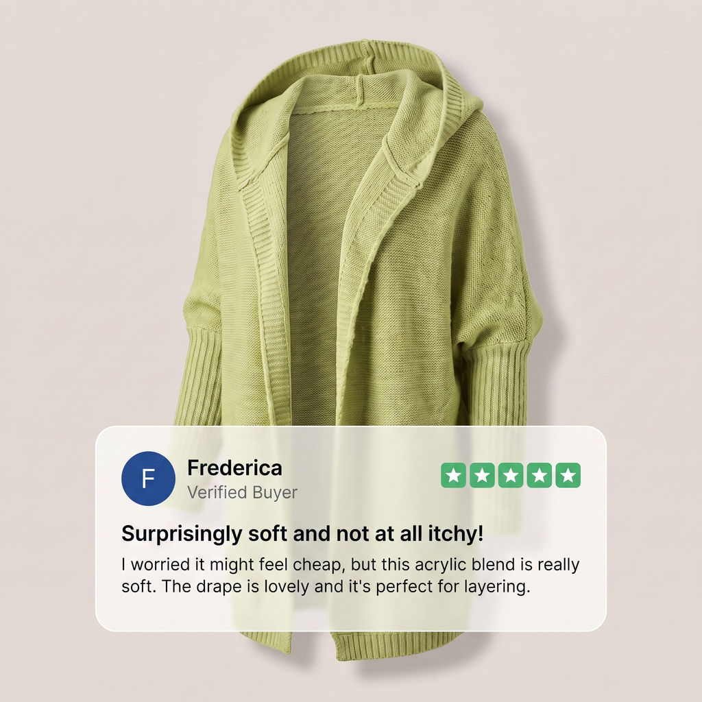 VALENTINA ROSSI LOOSE KNIT CARDIGAN