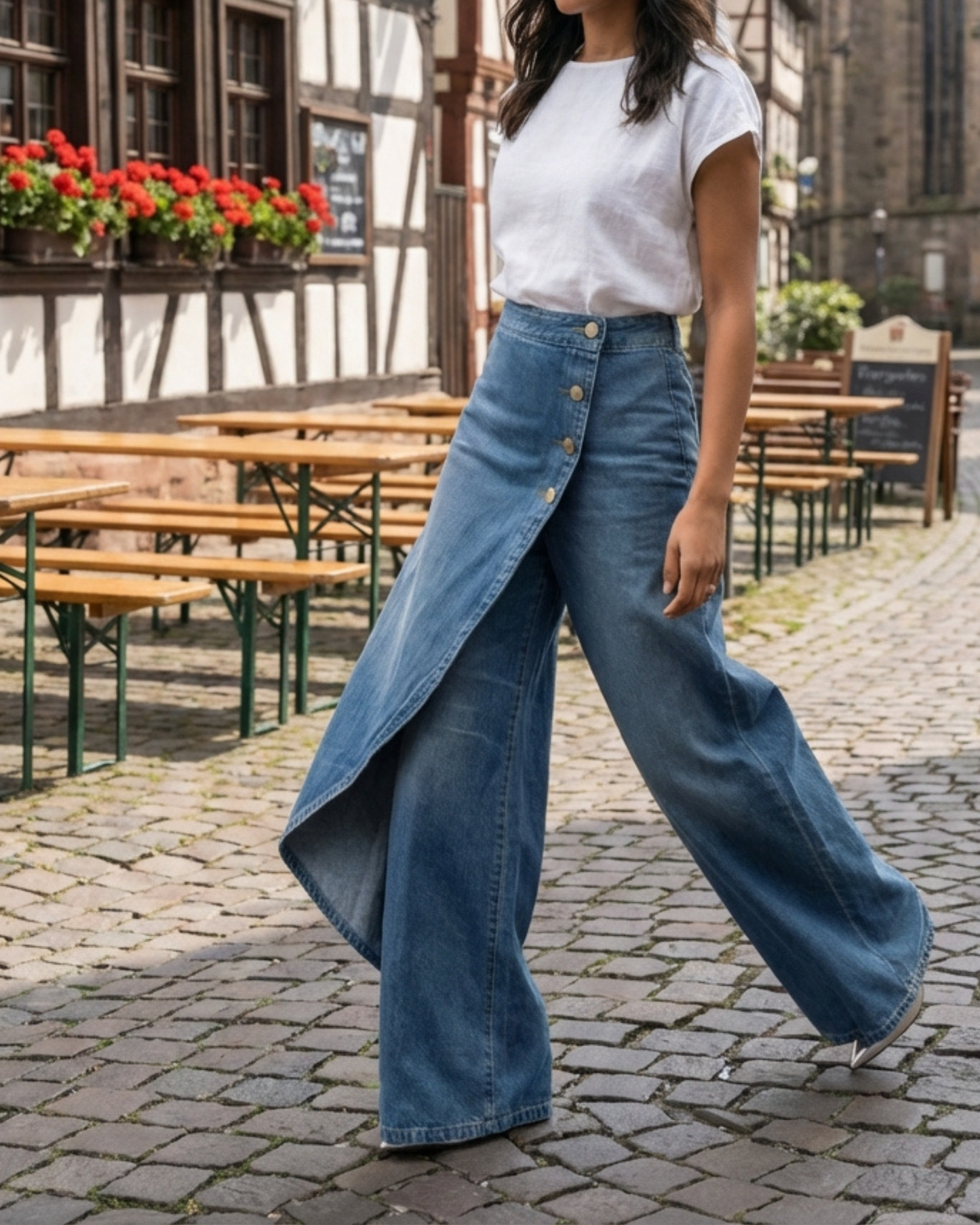 MIA - Denim Wrap Pants