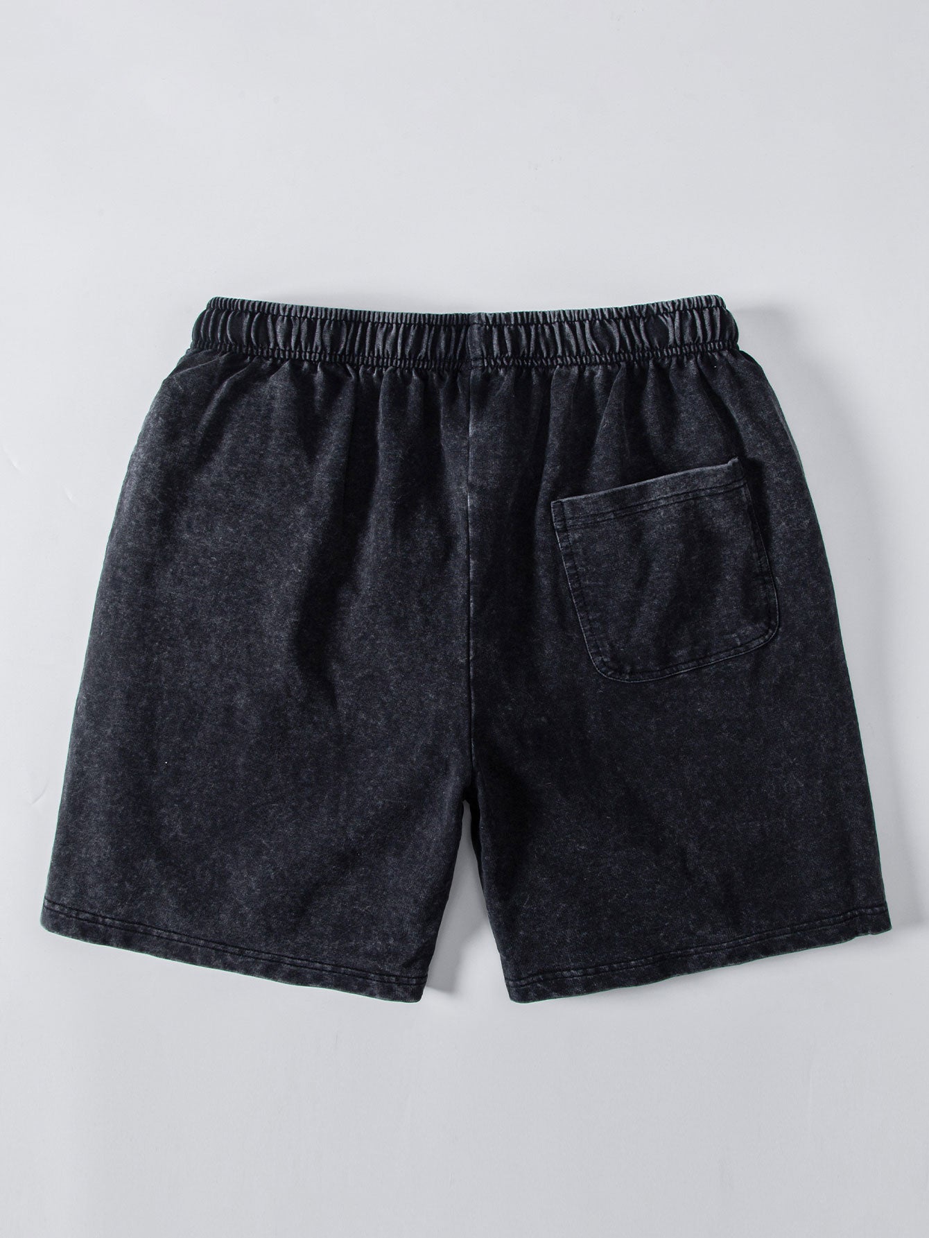 Washed Distressed Tank Top & Washed Distressed Drawstring Shorts
