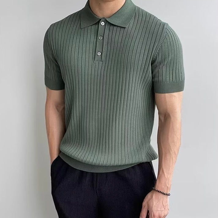 Lucas Knitted Polo Shirt
