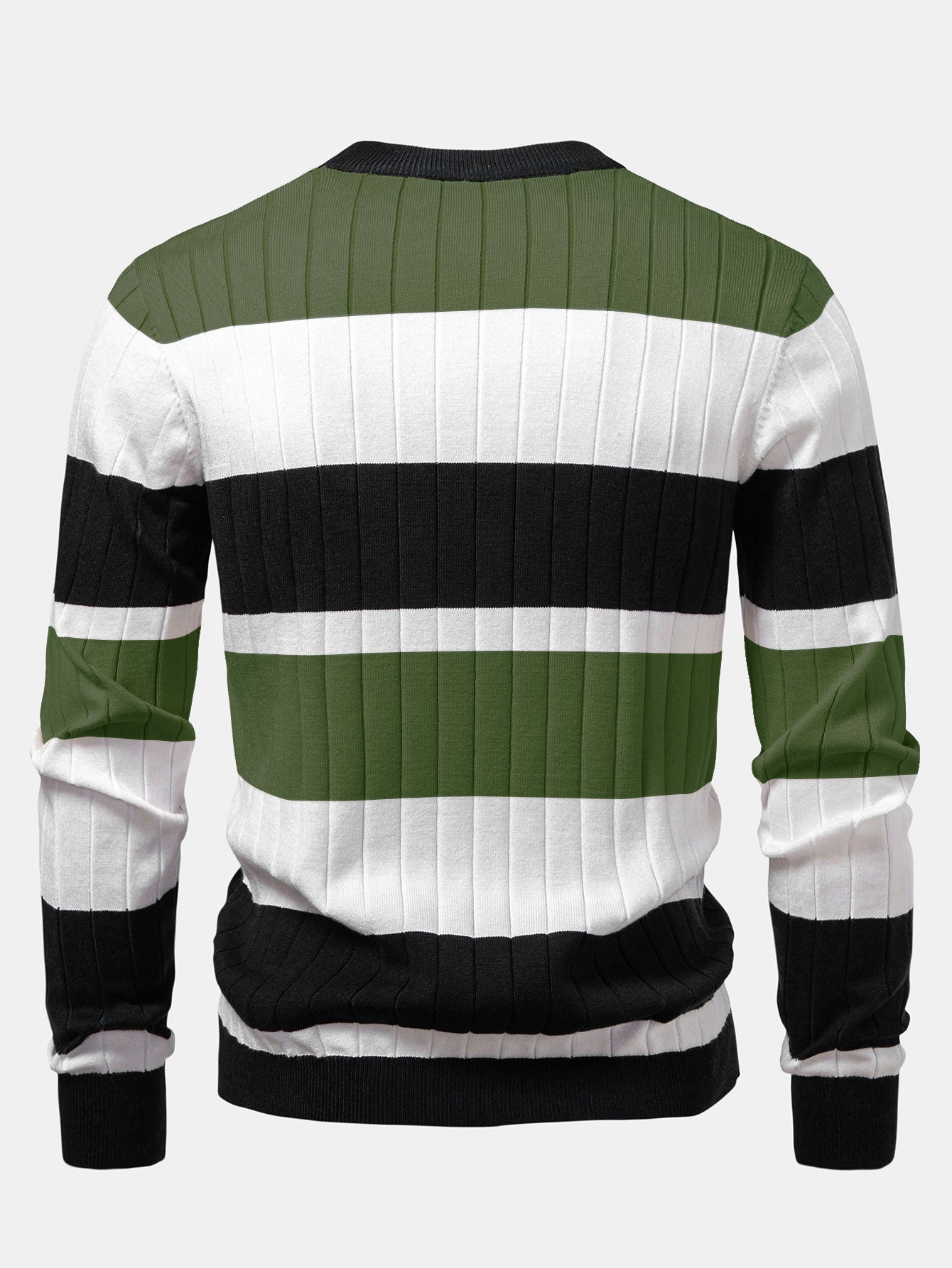 Stripe Crew Neck Sweater