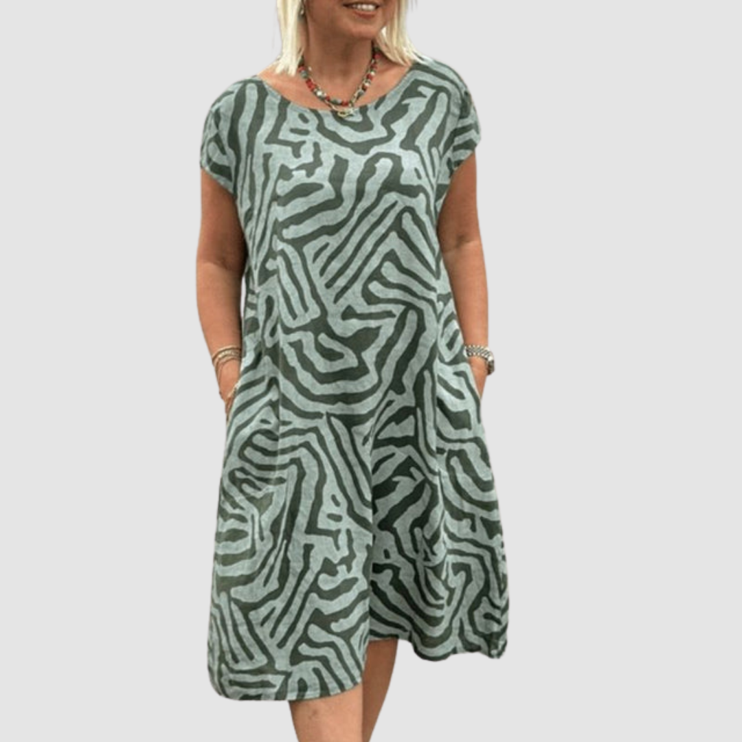 Noelle™ Vintage-Inspired Cotton Dress