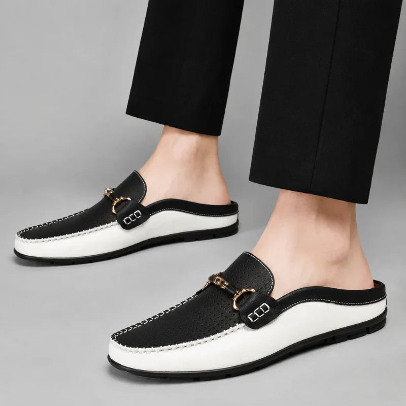 Hudson™ | Italian Leather Slides
