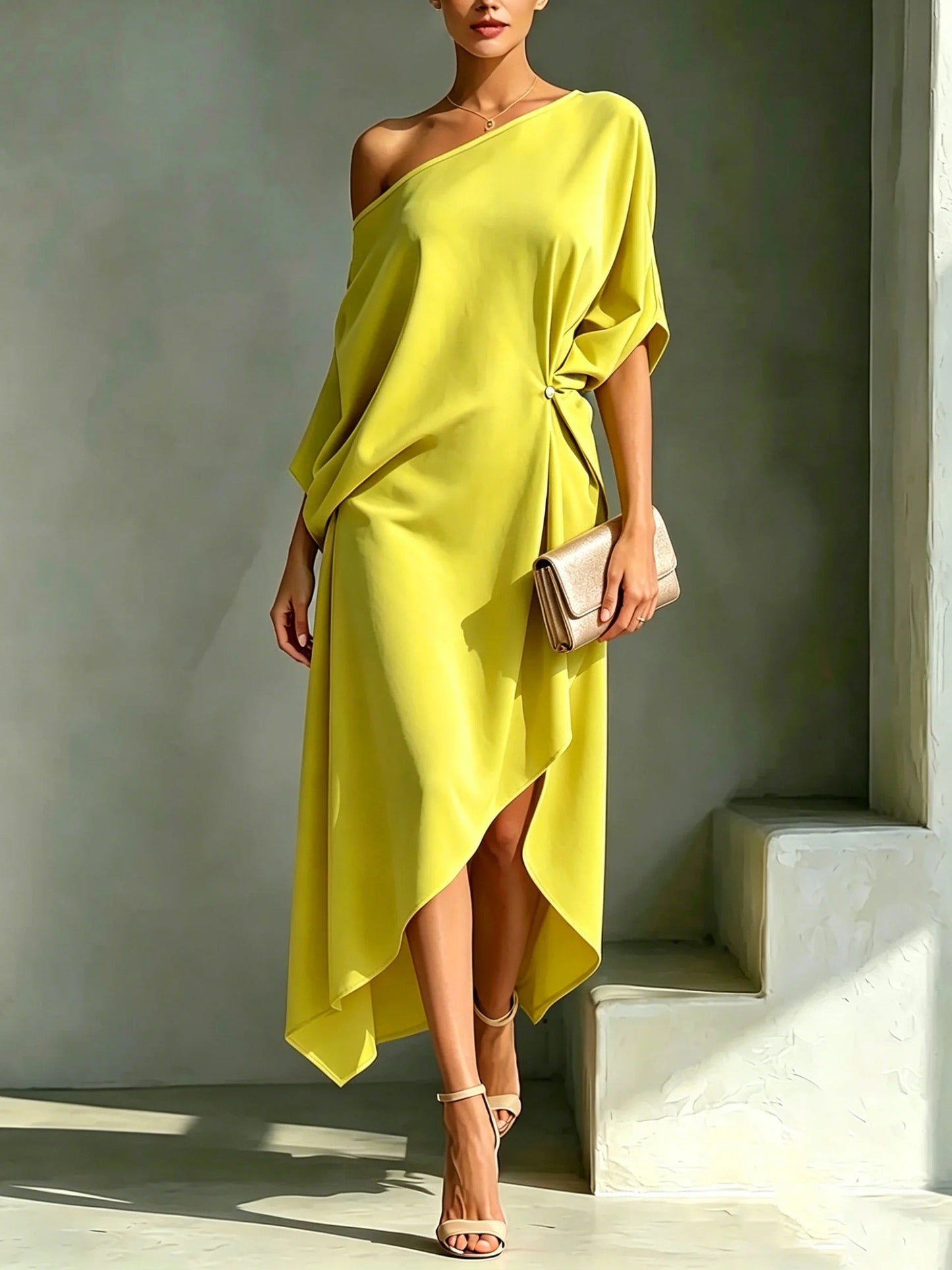 Amelia™ | Elegant Asymmetric Dress