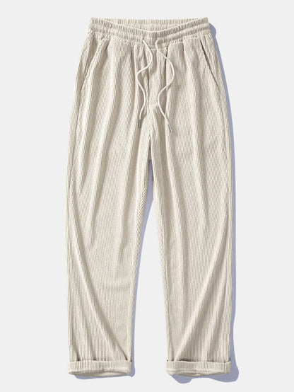 Straight Leg Corduroy Pants