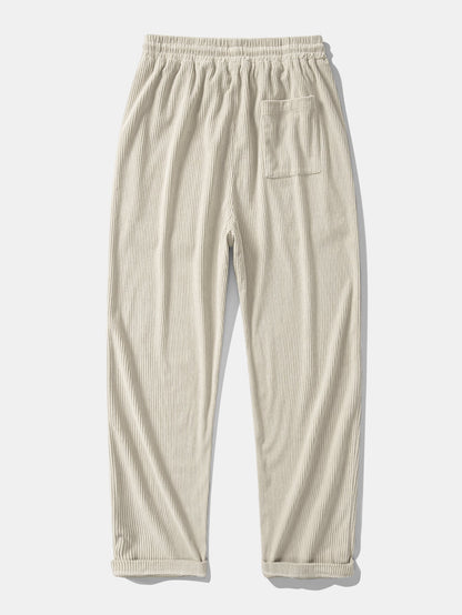 Straight Leg Corduroy Pants