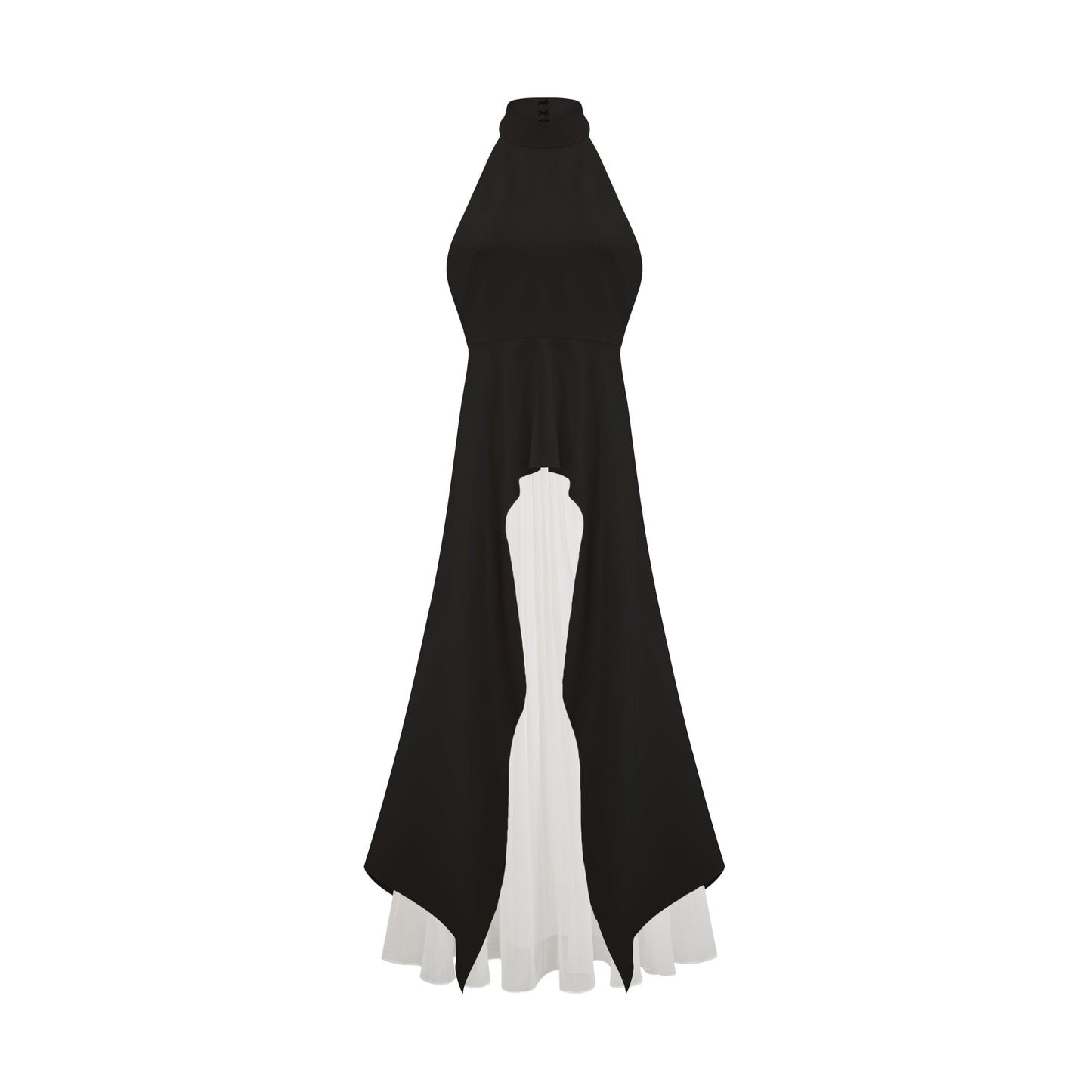 Emma - halterneck layered long dress