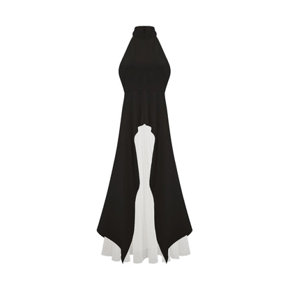 Emma - halterneck layered long dress