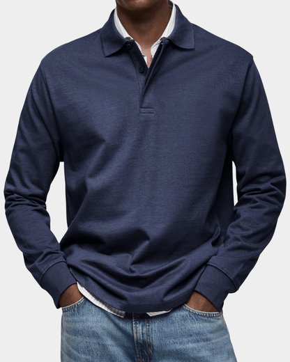 Charlie - Comfortable Spring Long-Sleeve Polo