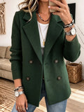 CLARA ELEGANT BLAZER WITH KNIT SLEEVES