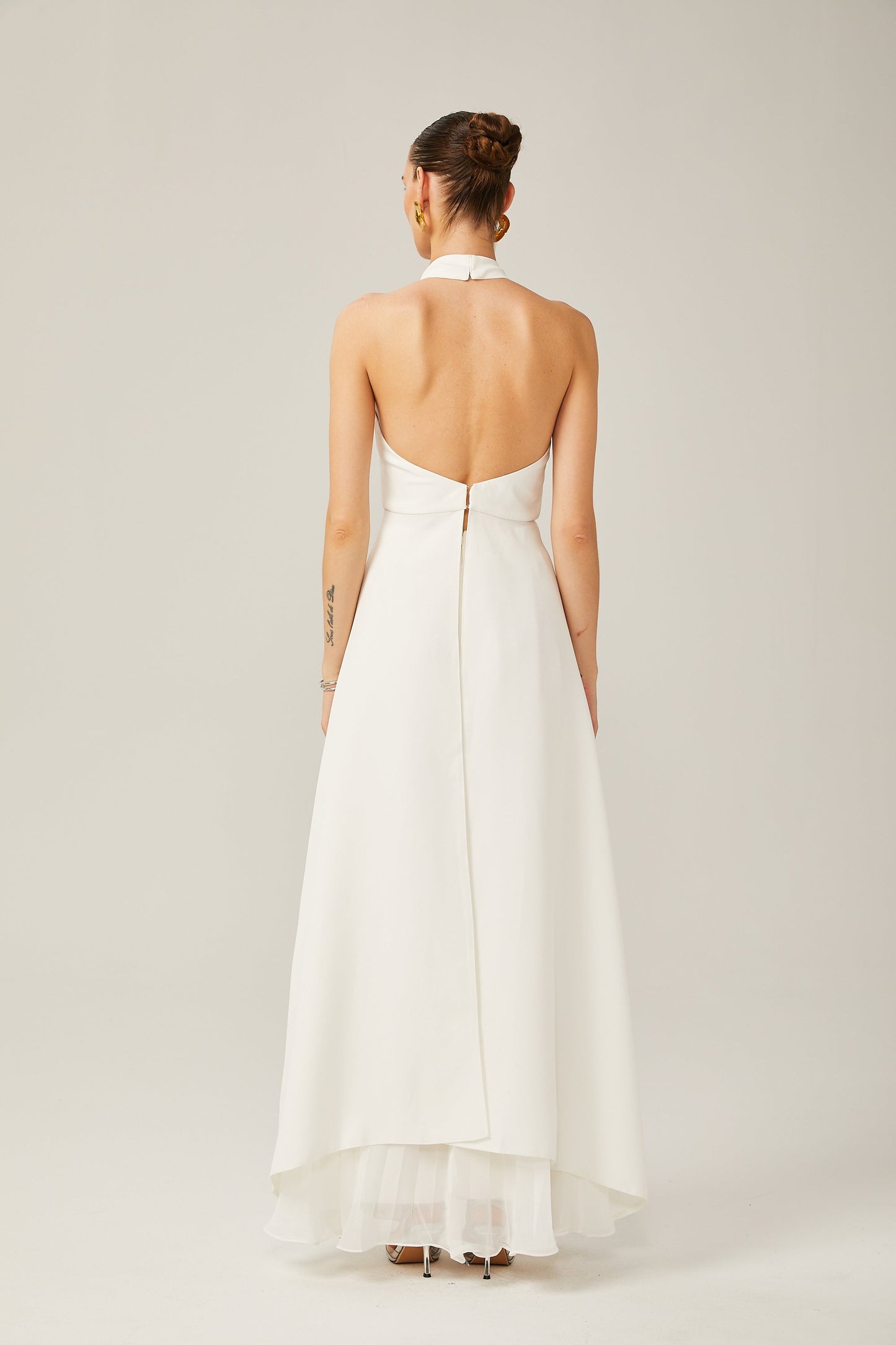 Emma - halterneck layered long dress