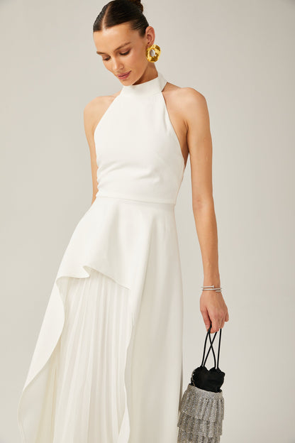 Emma - halterneck layered long dress