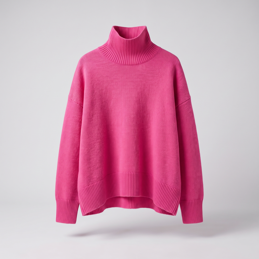 ARIA OVERSIZED TURTLENECK SWEATER