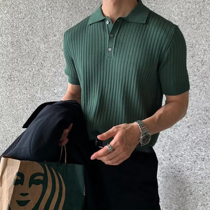 Lucas Knitted Polo Shirt