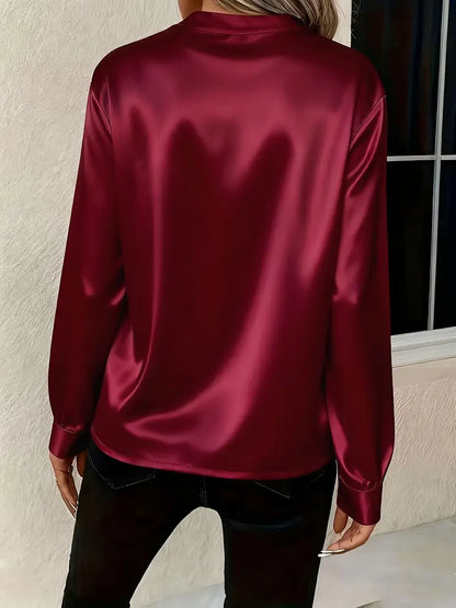 Elegant Satin Blouse