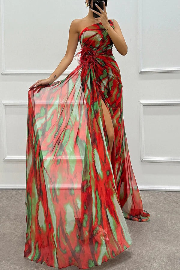 Ellis & Johnson™ | Vibrant Draped Dress