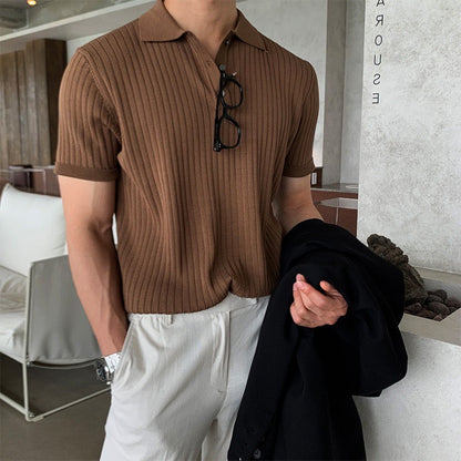 Lucas Knitted Polo Shirt