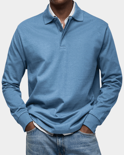 Charlie - Comfortable Spring Long-Sleeve Polo
