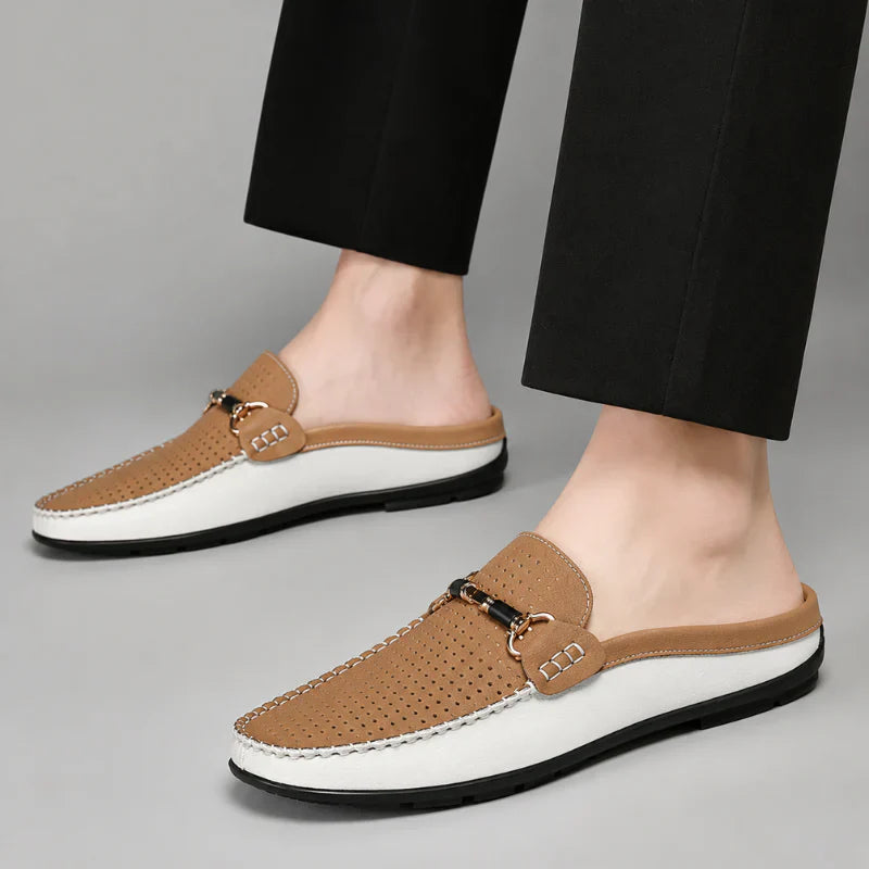 Hudson™ | Italian Leather Slides