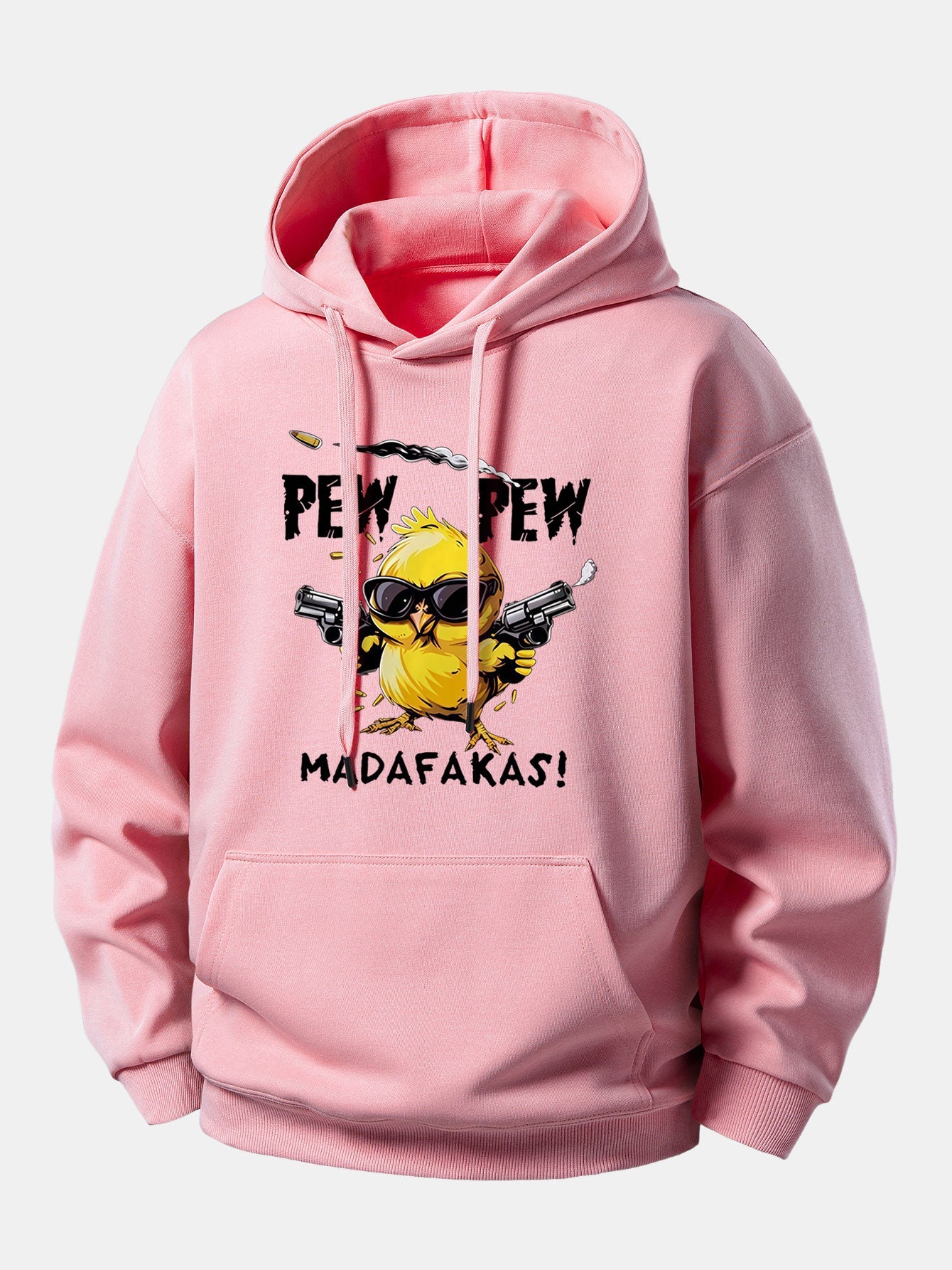 PEW PEW MADAFAKAS Chicken Print Relax Fit Hoodie