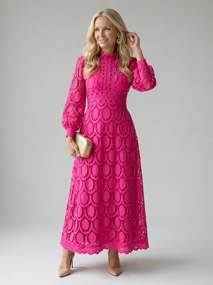 ARVELYNE™ | Lace Midi Dress